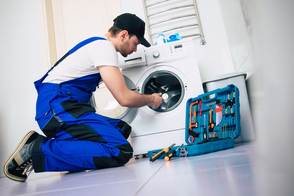 Professional appliance repair technician servicing home appliances in Dubai